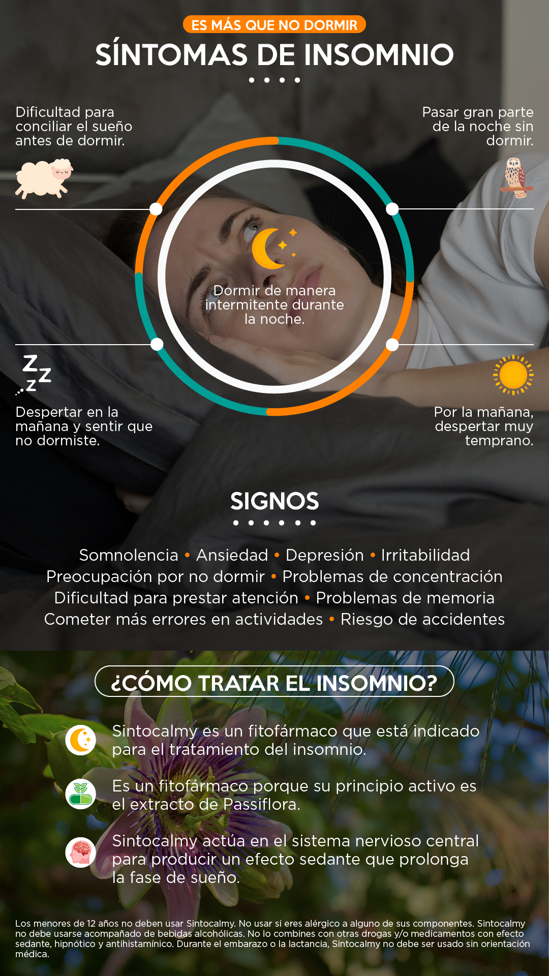 síntomas de insomnio resumen