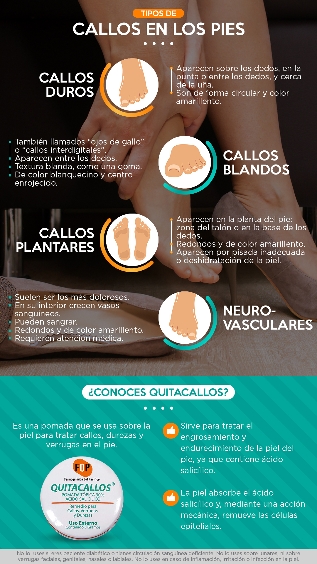 tipos de callos en los pies resumen
