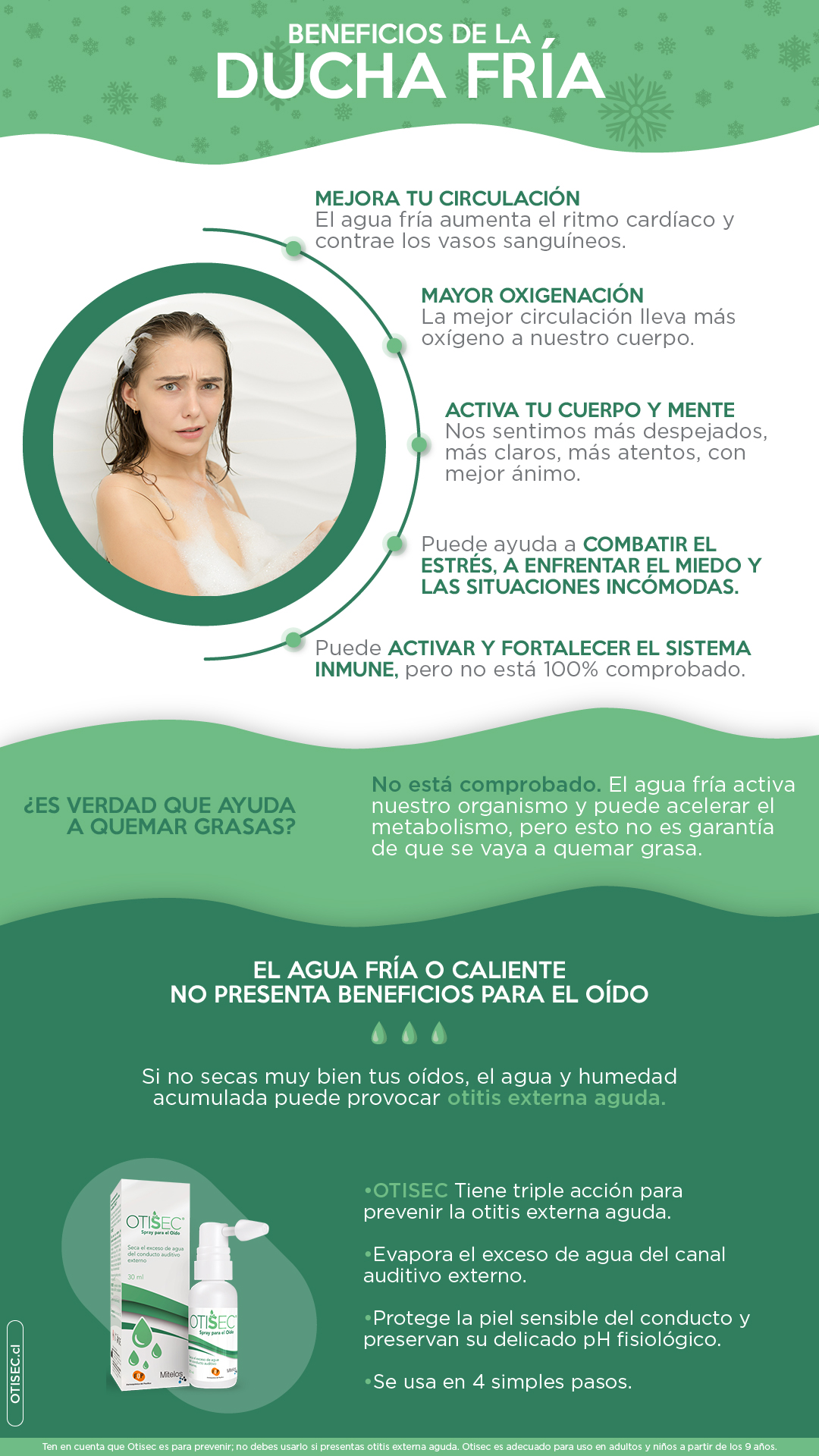 beneficios ducha fría resumen