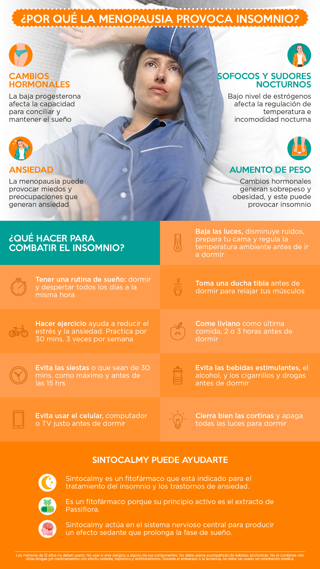 insomnio por menopausia resumen