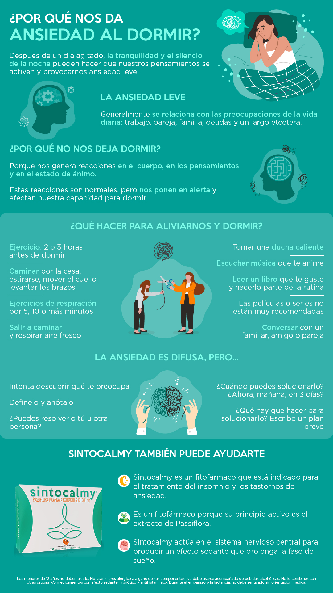 ansiedad al dormir resumen
