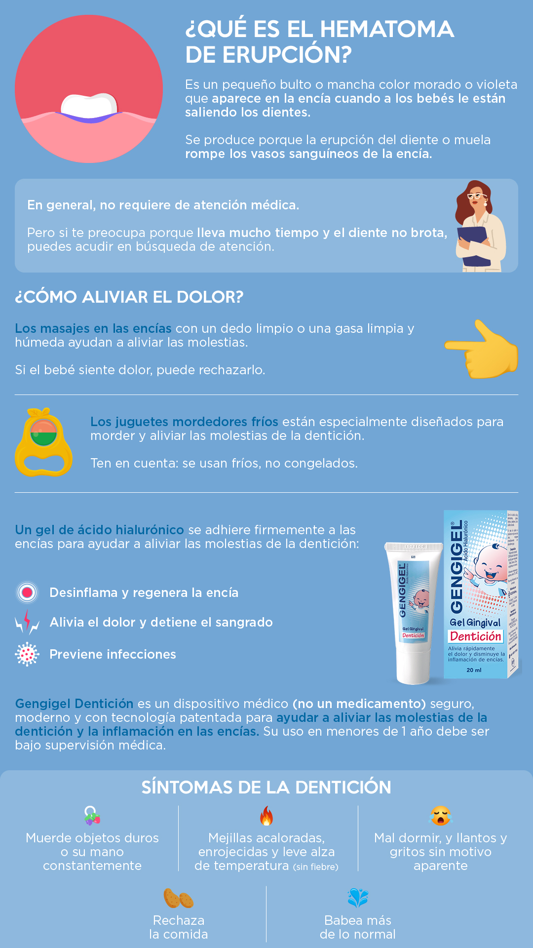 hematoma de erupción en bebés resumen