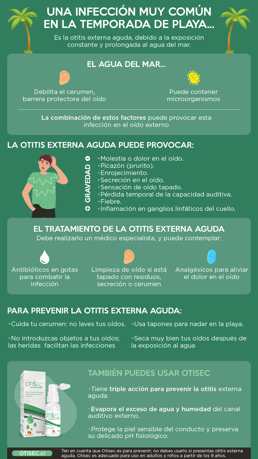 otitis playa resumen
