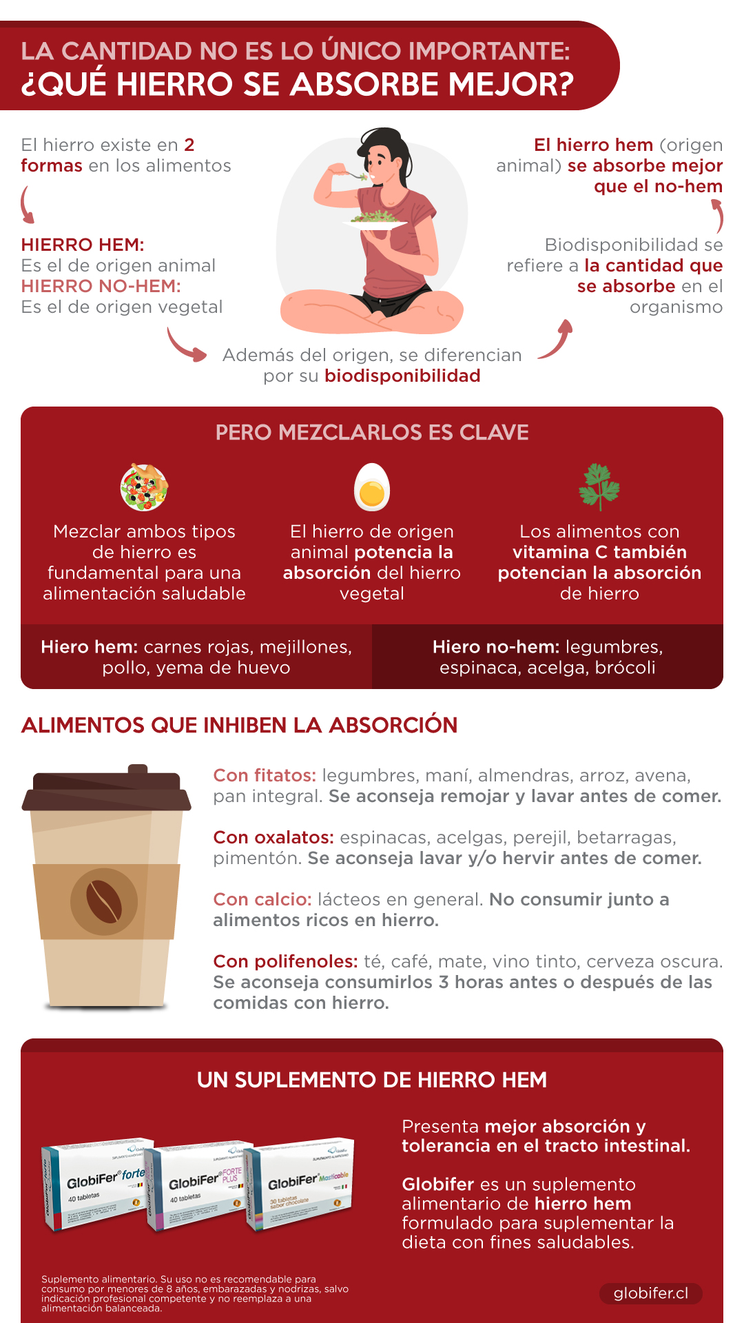 qué hierro se absorbe mejor resumen