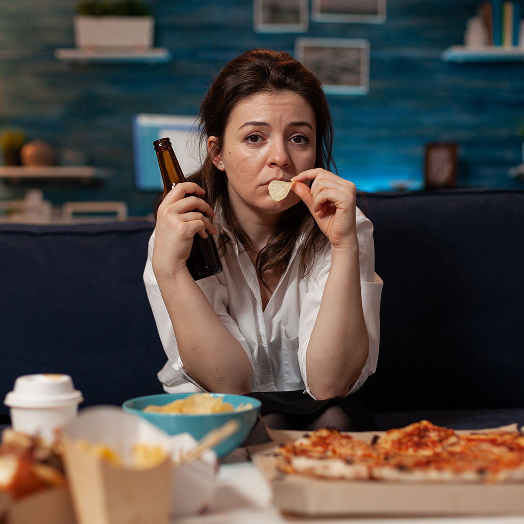 efectos de la ansiedad en el estómago alimentación