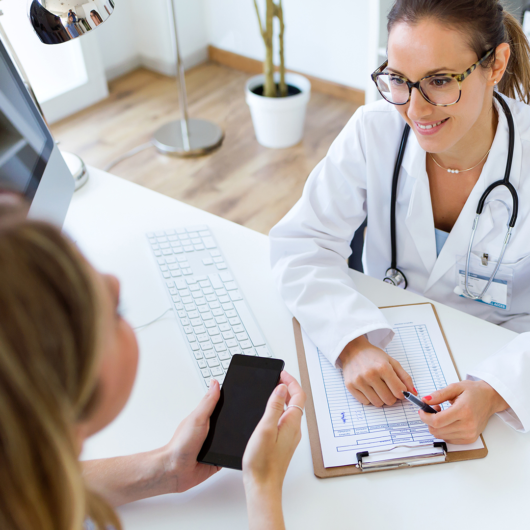 consulta médica niveles de hierro