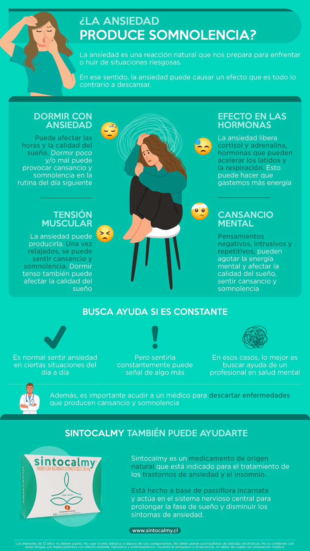 la ansiedad produce somnolencia resumen