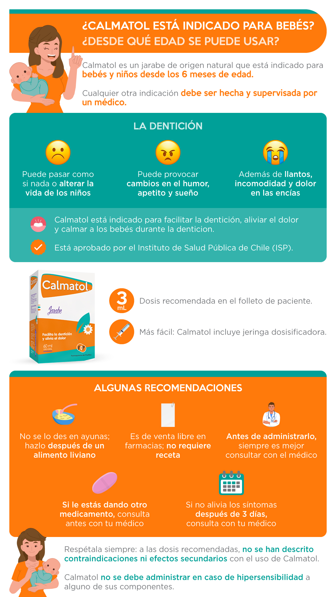 calmatol para bebés resumen