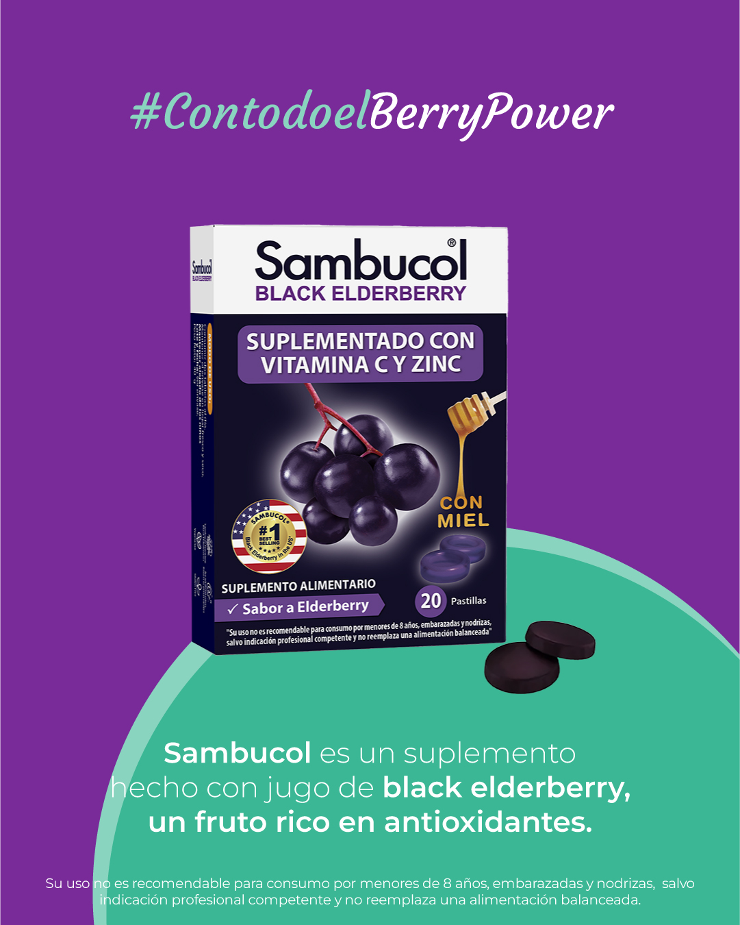 antioxidantes suplemento sambucol vital elements